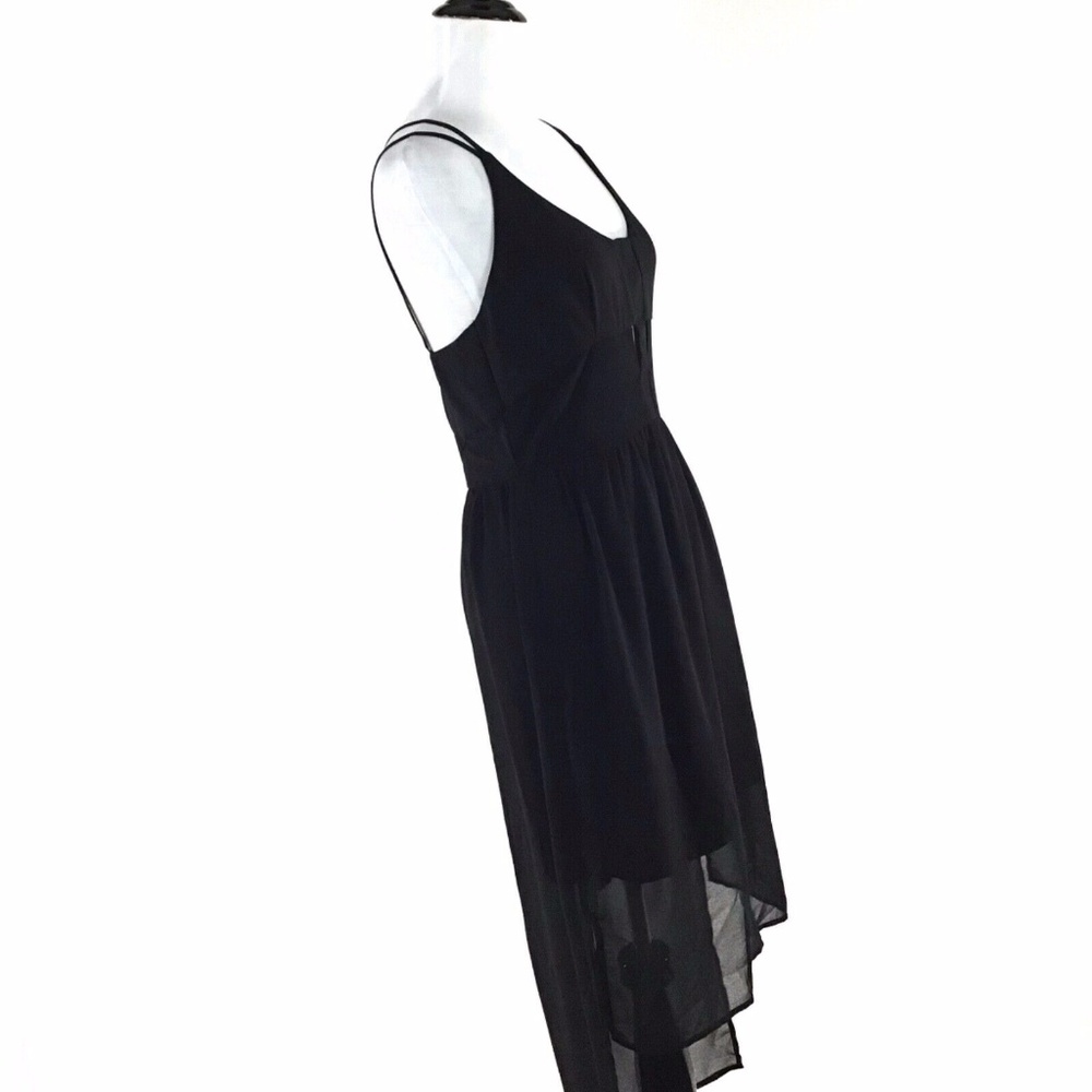 🦋Foreign Exchange CutOut Sheer Panel Dress Medium - Picture 3 of 8